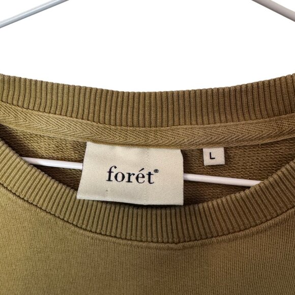 Foret brown sunflower design long sleeve crew neck sweatshirt size L - Picture 10 of 10